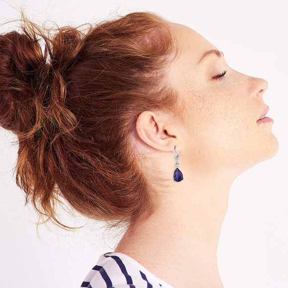 New 16 Pairs Crystal Drop Dangle Earrings Multi-shaped Quartz Stone Earrings - Picture 6 of 6